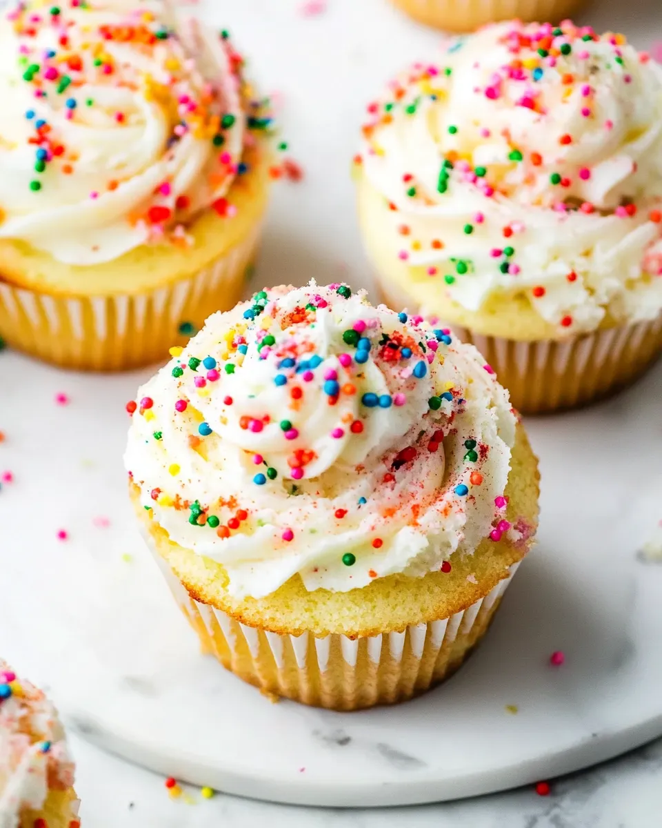 Easy Homemade Funfetti Cupcakes photo