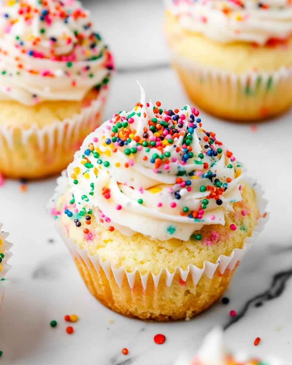 Homemade Homemade Funfetti Cupcakes dish image