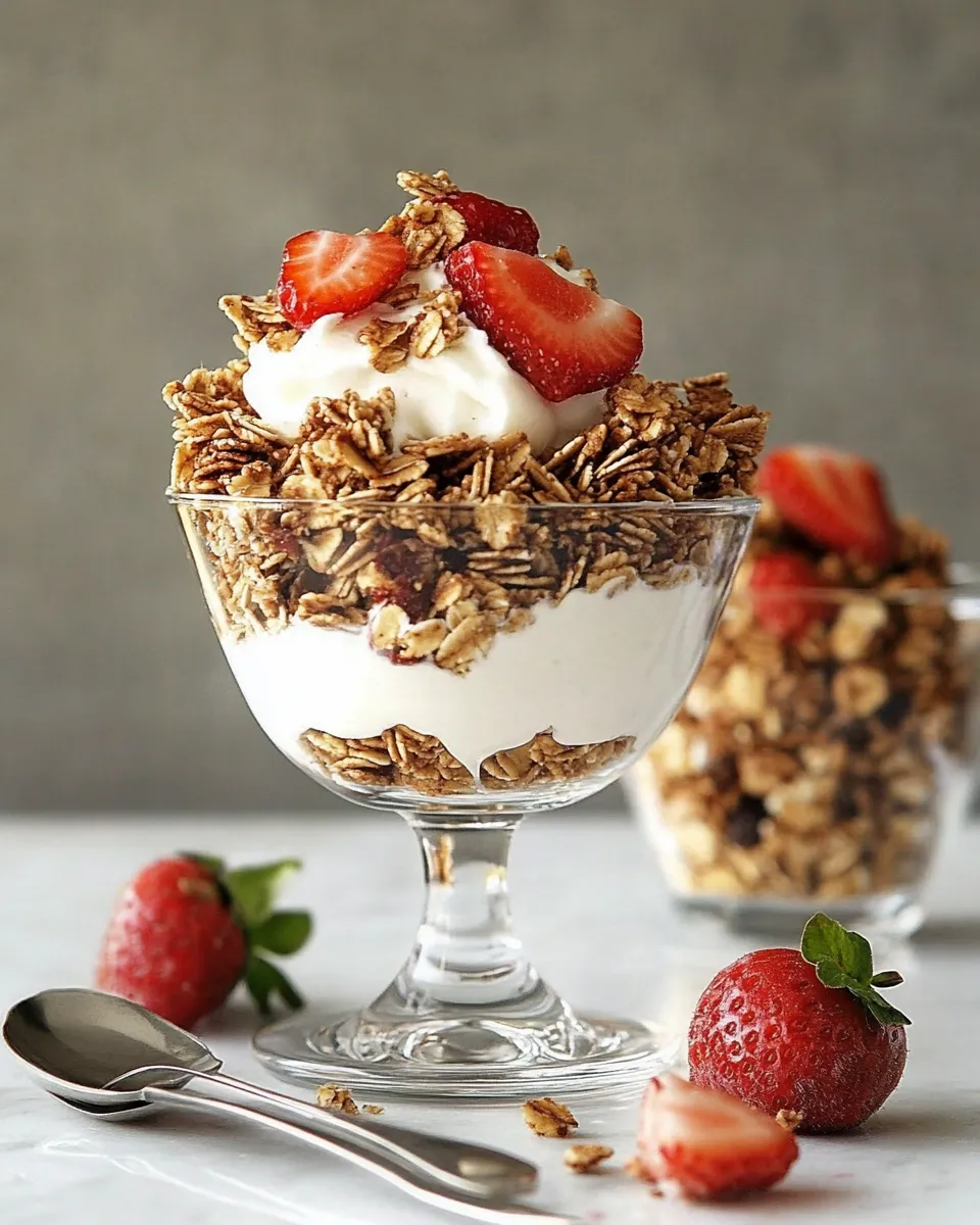 Easy Homemade Granola & Parfaits photo