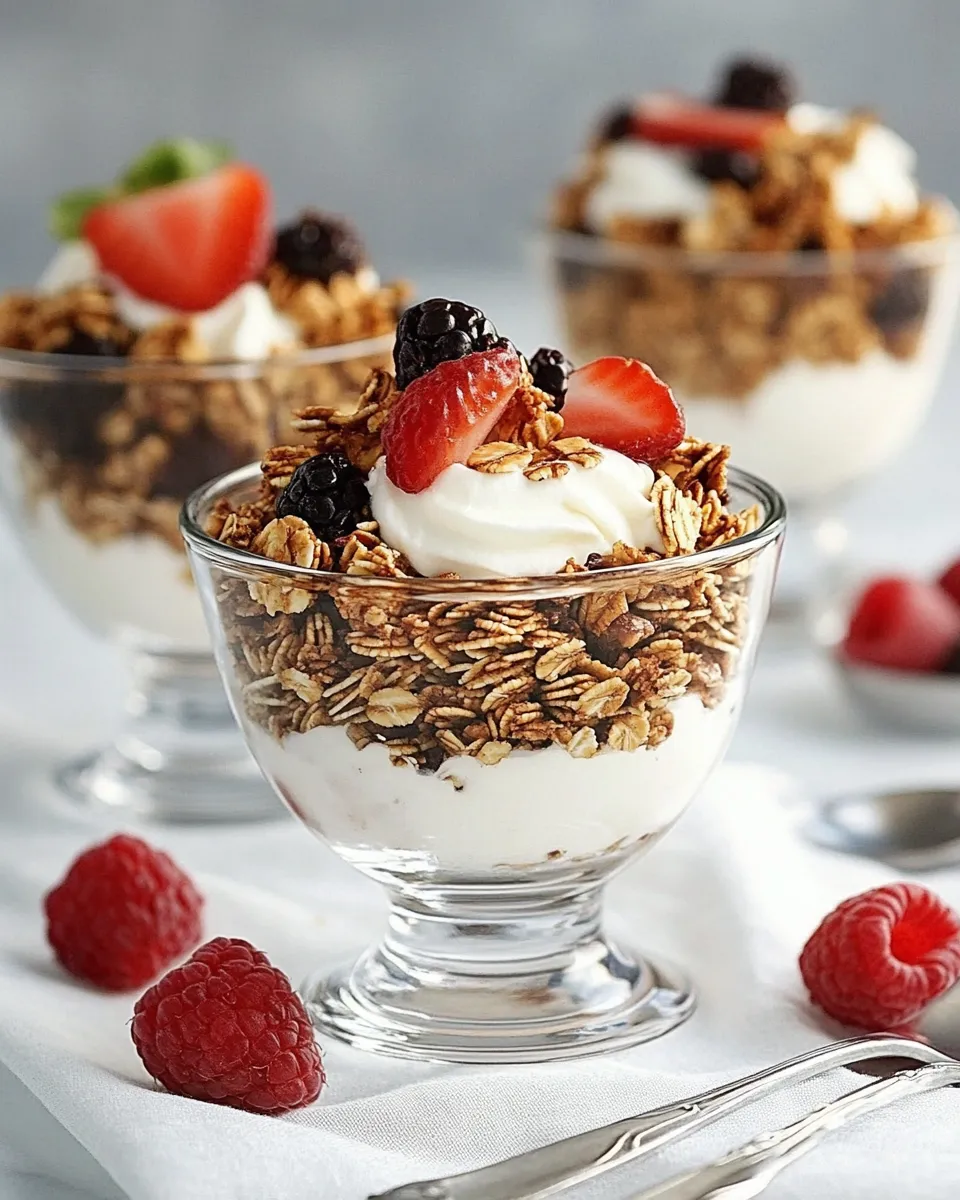 Delicious Homemade Granola & Parfaits image