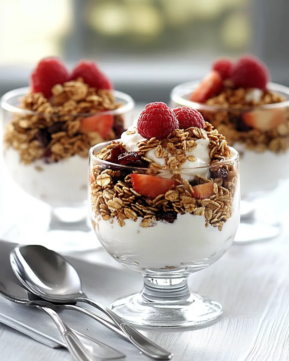 Healthy Homemade Granola & Parfaits shot