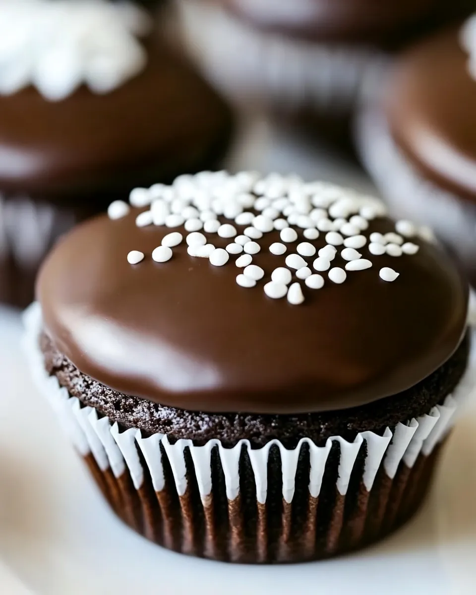 Healthy Homemade Hostess Cupcakes food shot