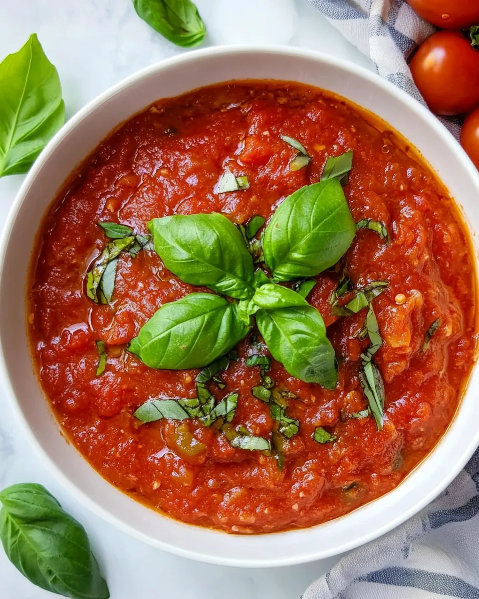 Classic Homemade Marinara Sauce recipe photo