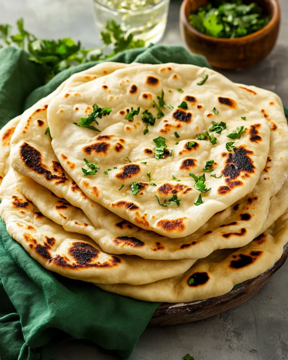 Classic Homemade Naan Bread recipe photo