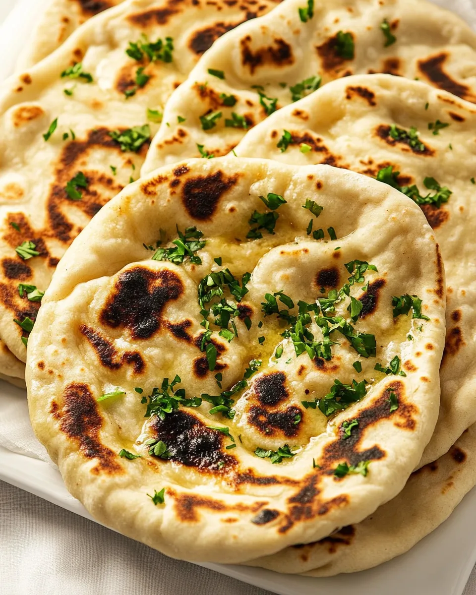 Best Homemade Naan Bread shot