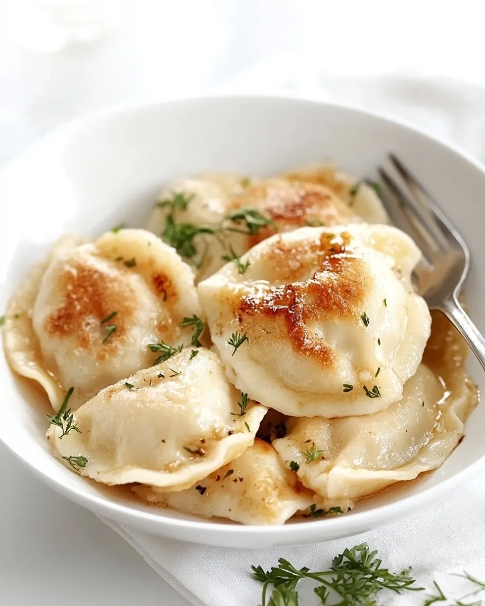Sweet Homemade Pierogi Recipe recipe image