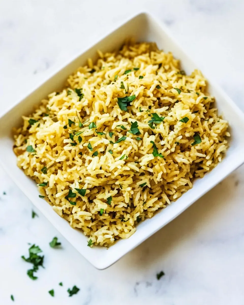 Easy Homemade Rice Pilaf (healthy rice-a-roni) photo