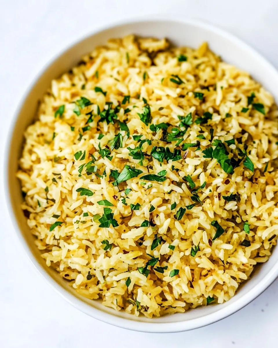 Healthy Homemade Rice Pilaf (healthy rice-a-roni) recipe photo