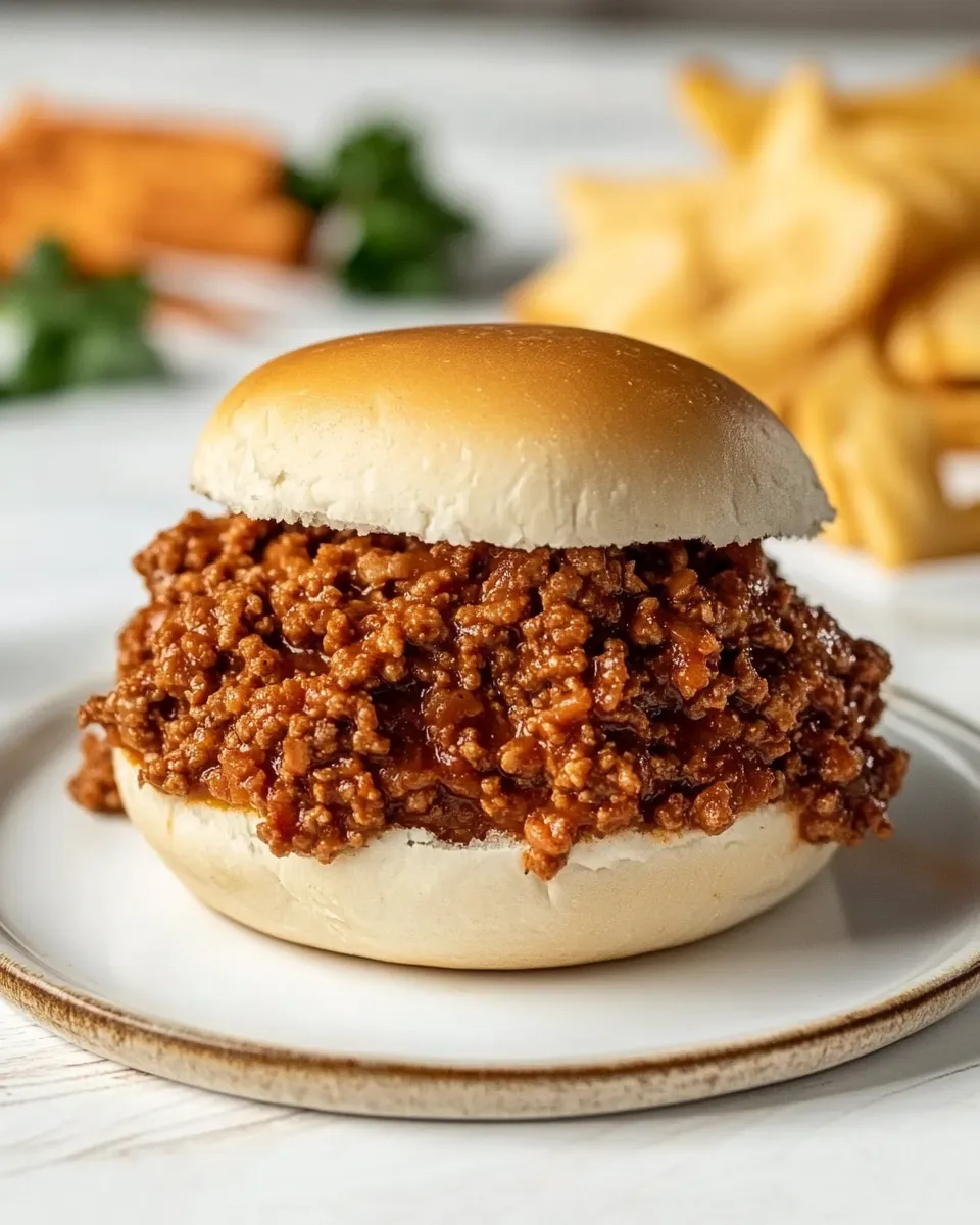Quick Homemade Sloppy Joes dish photo