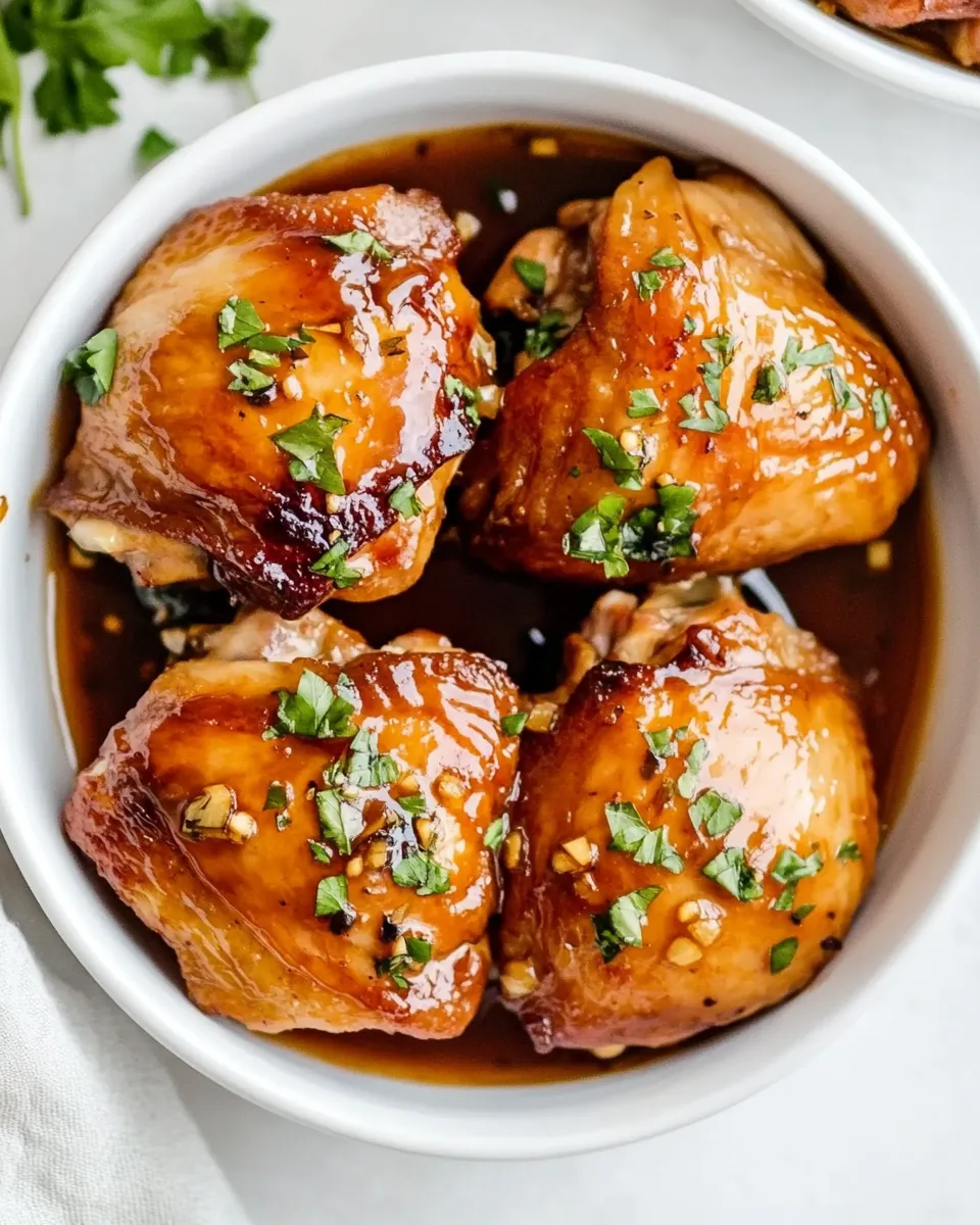 Homemade Honey Balsamic Chicken Thighs photo