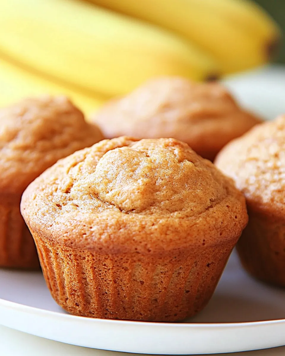 Easy Honey Banana Muffins Recipe shot