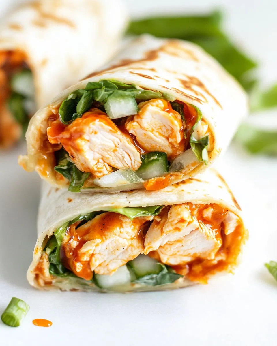 Classic Honey Buffalo Chicken Wraps image
