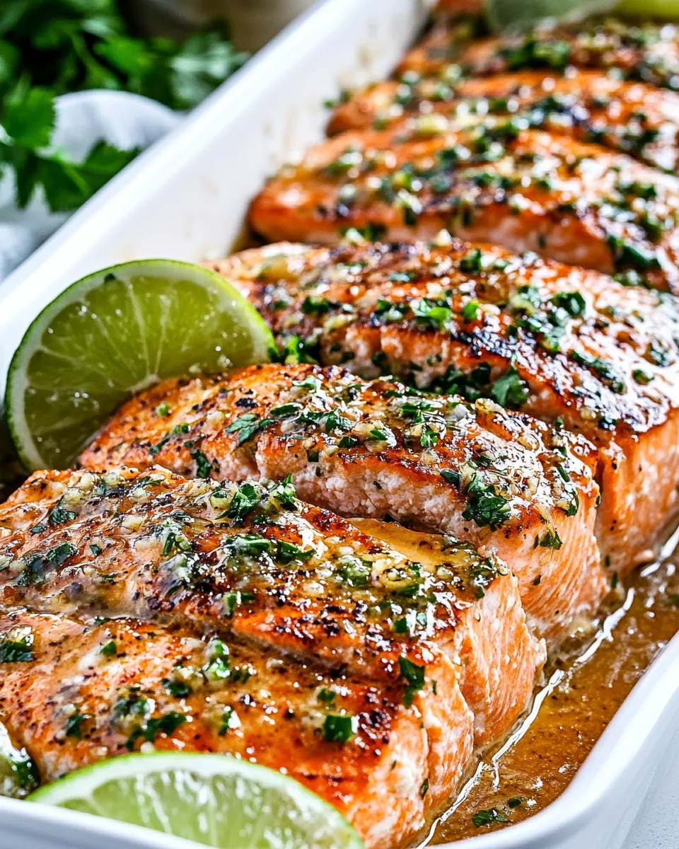 Delicious Honey Lime Salmon image