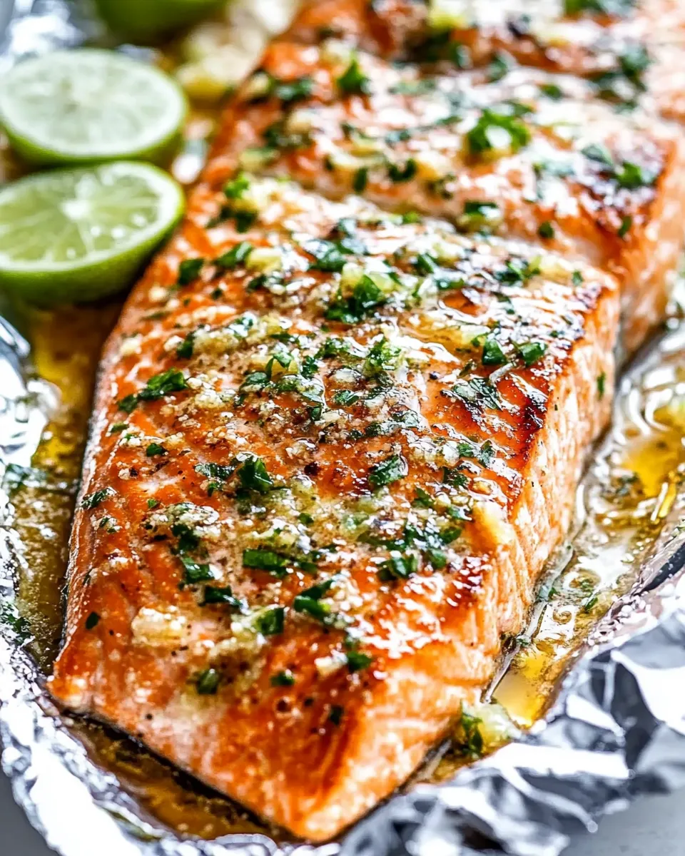 Quick Honey Lime Salmon food shot