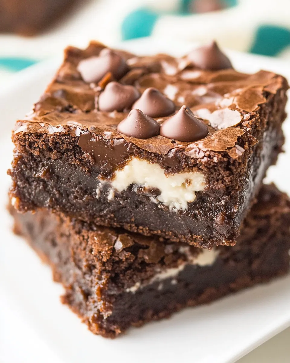 Classic Hot Fudge Cheesecake Brownies image