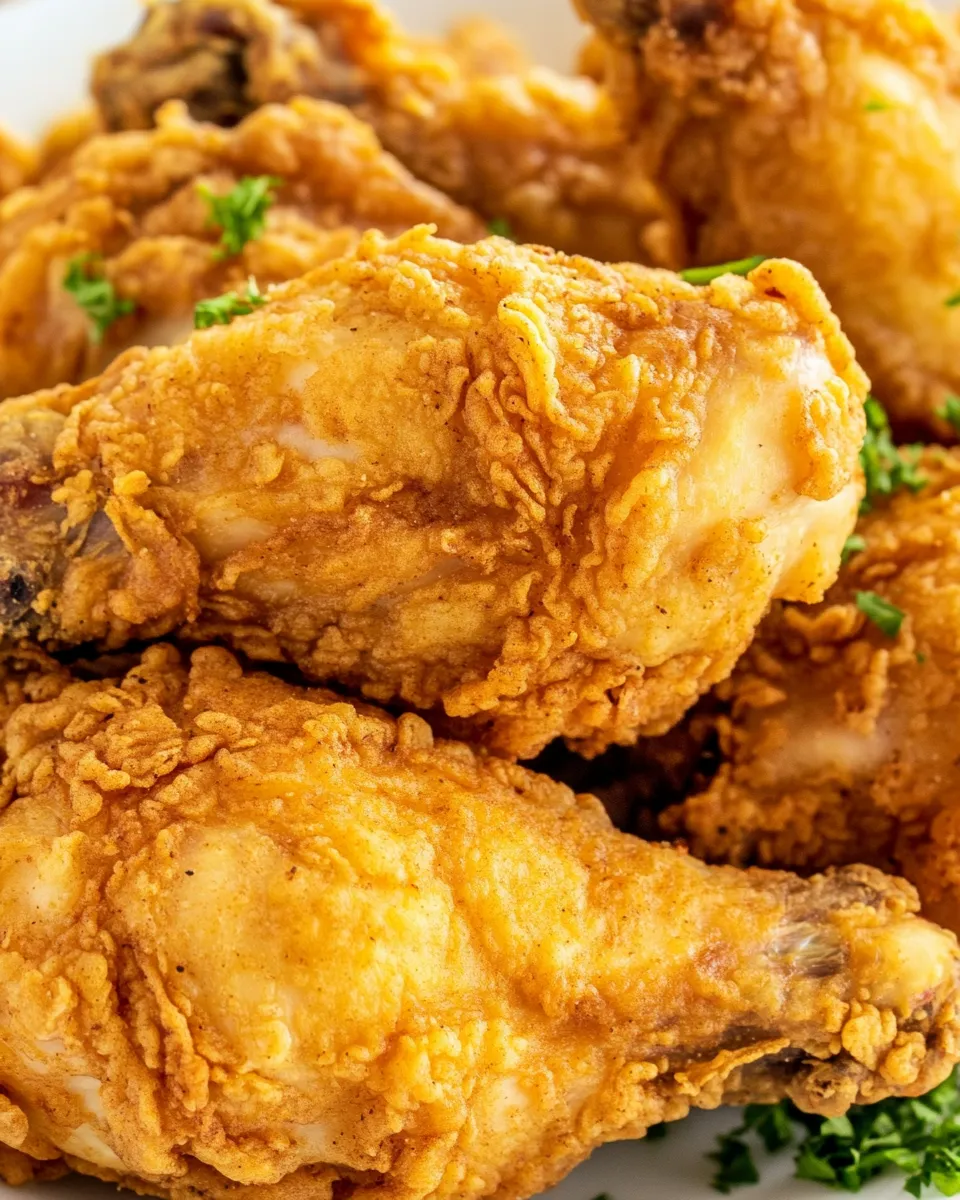 Classic How to Make Crispy Fried Chicken at Home food shot