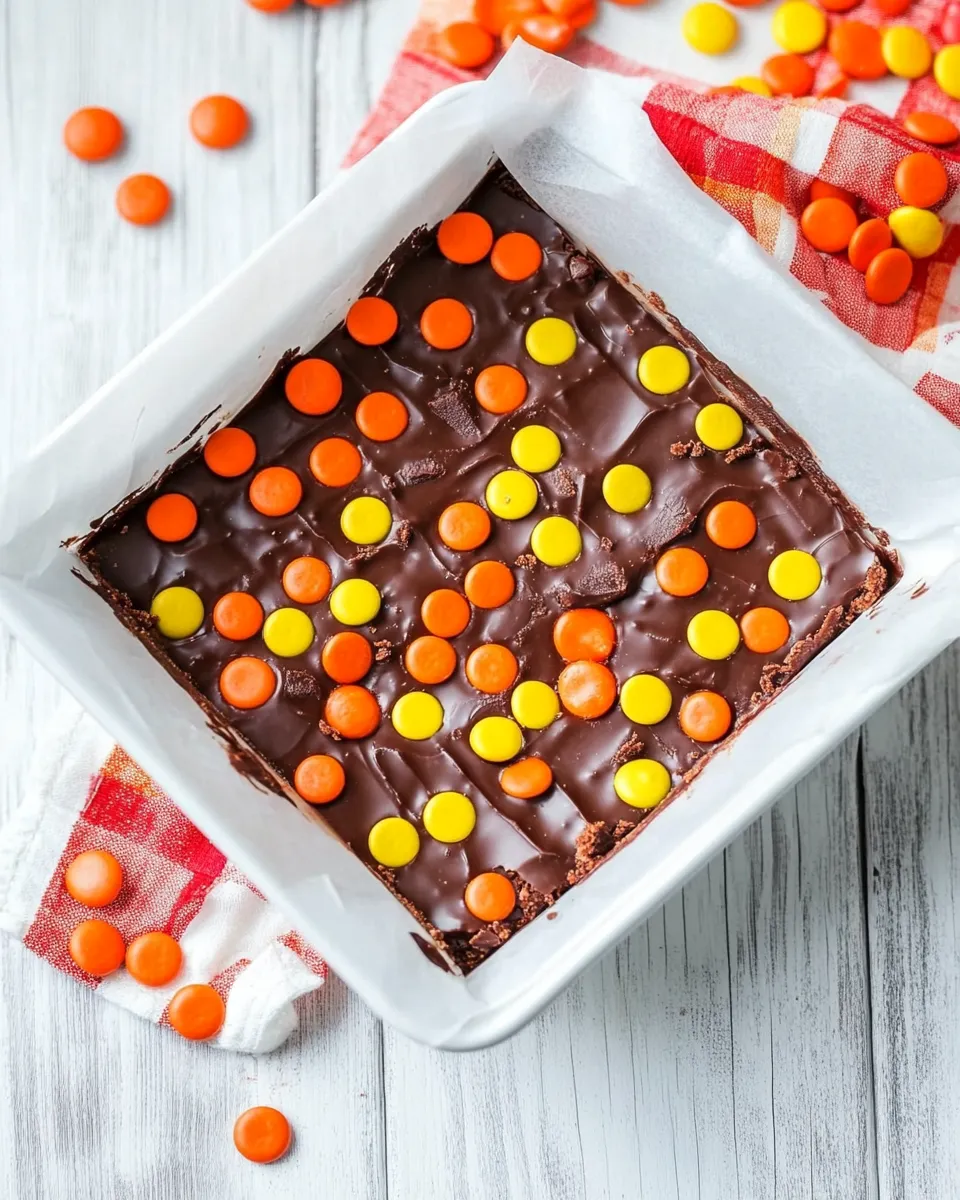 Quick How to Make Easy Reeses Pieces Fudge Recipe recipe photo