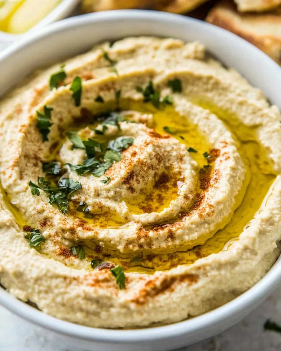 Homemade How to Make Hummus photo