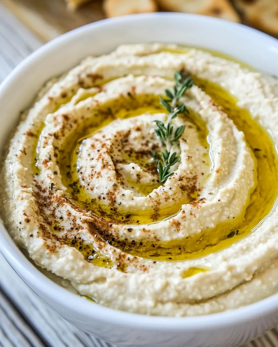 Delicious How to Make Hummus shot