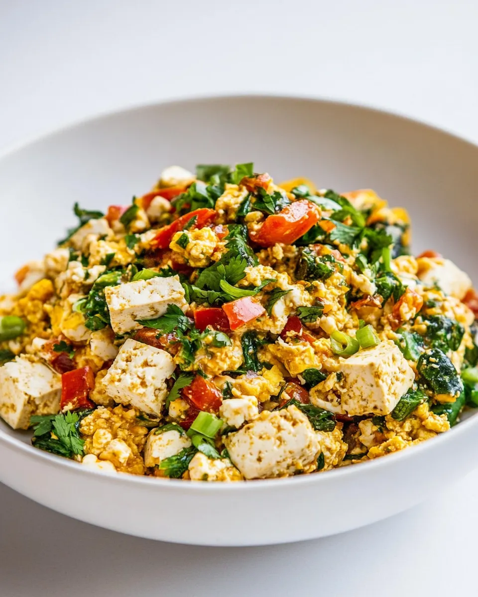Classic How to Make the Best Savory Southwest Tofu Egg Scramble image