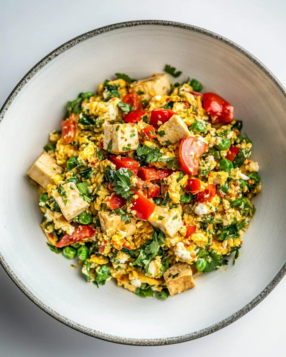 Easy How to Make the Best Savory Southwest Tofu Egg Scramble recipe photo