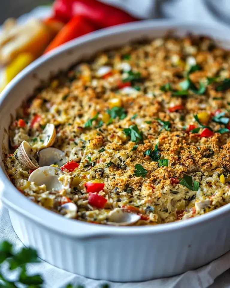 Homemade Incredible Baked Clam Dip photo