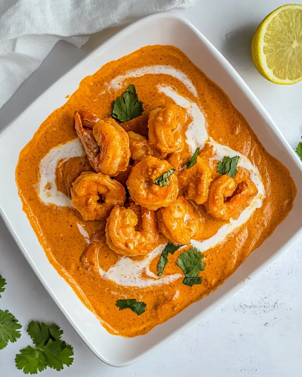 Classic Indian Butter Shrimp image