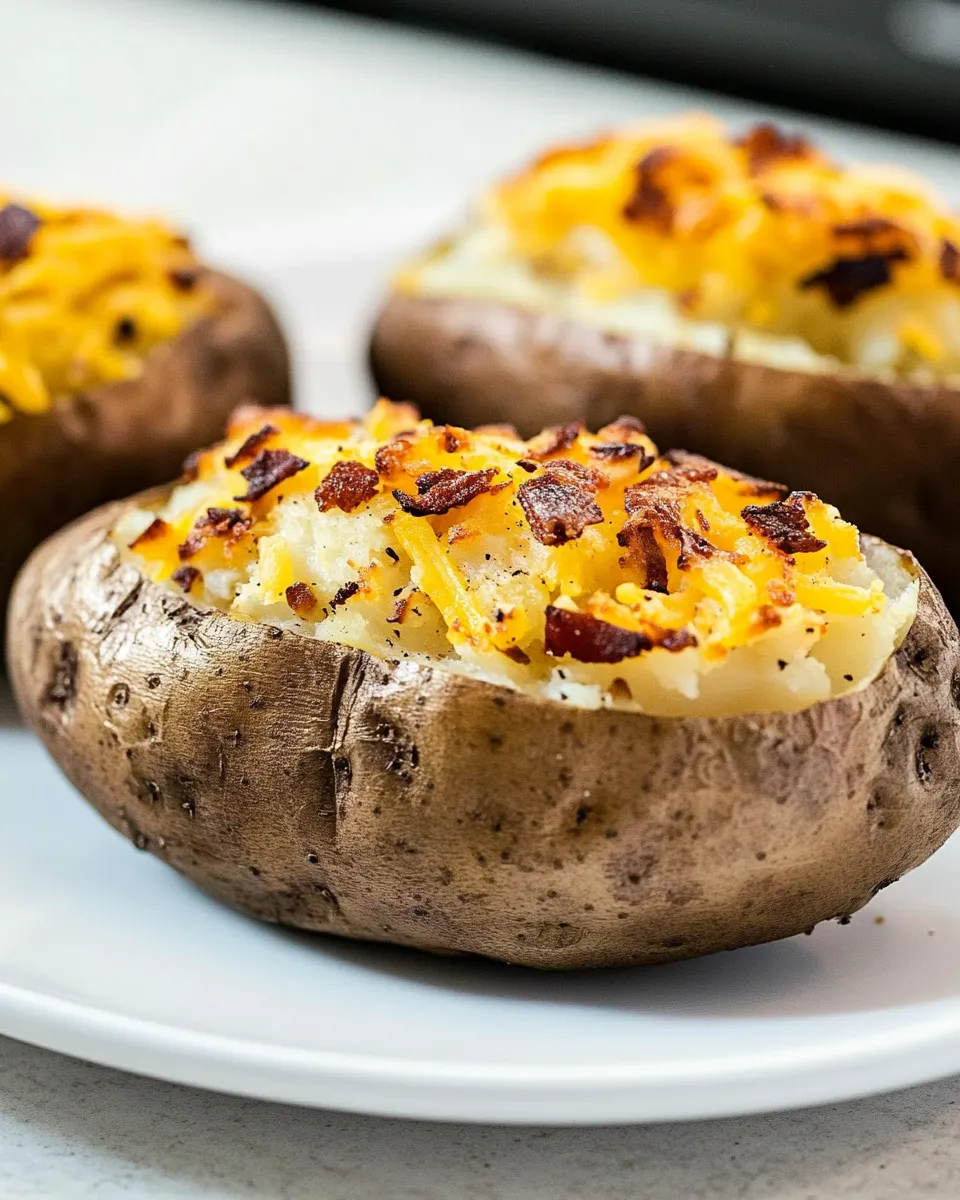 Delicious Instant-Pot Baked Potatoes Recipe image