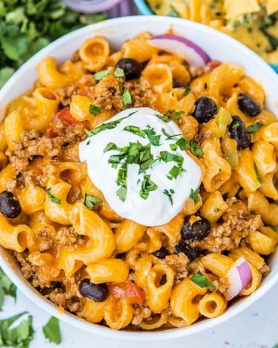 Easy Instant Pot Cheesy Taco Pasta recipe photo
