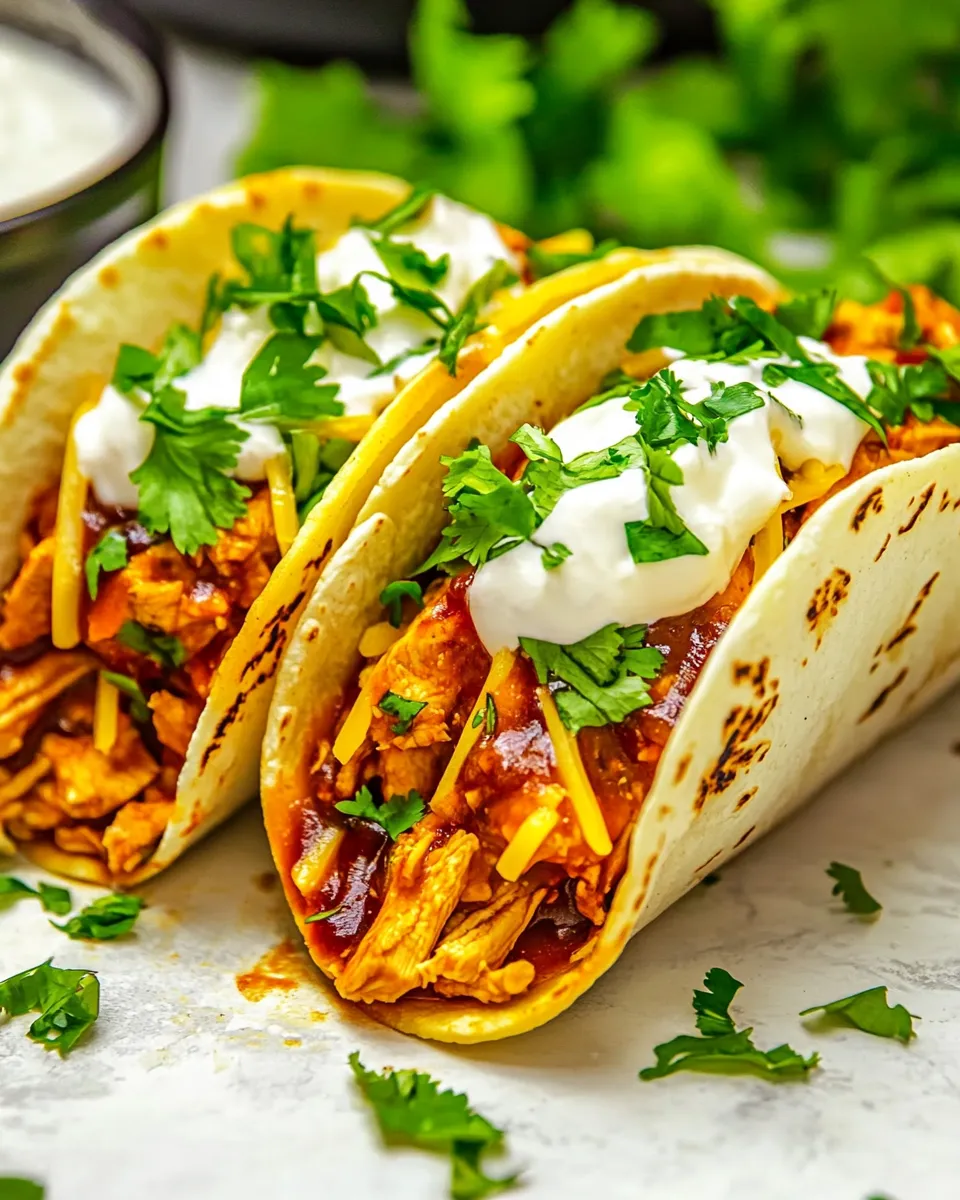 Delicious Instant Pot Chicken Taco Recipe image