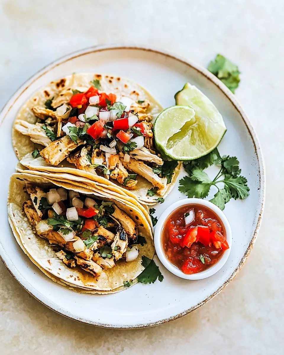 Delicious Instant Pot Chicken Tacos Recipe image