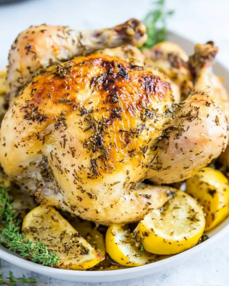 Homemade Instant Pot Garlic Herb Rotisserie Chicken photo