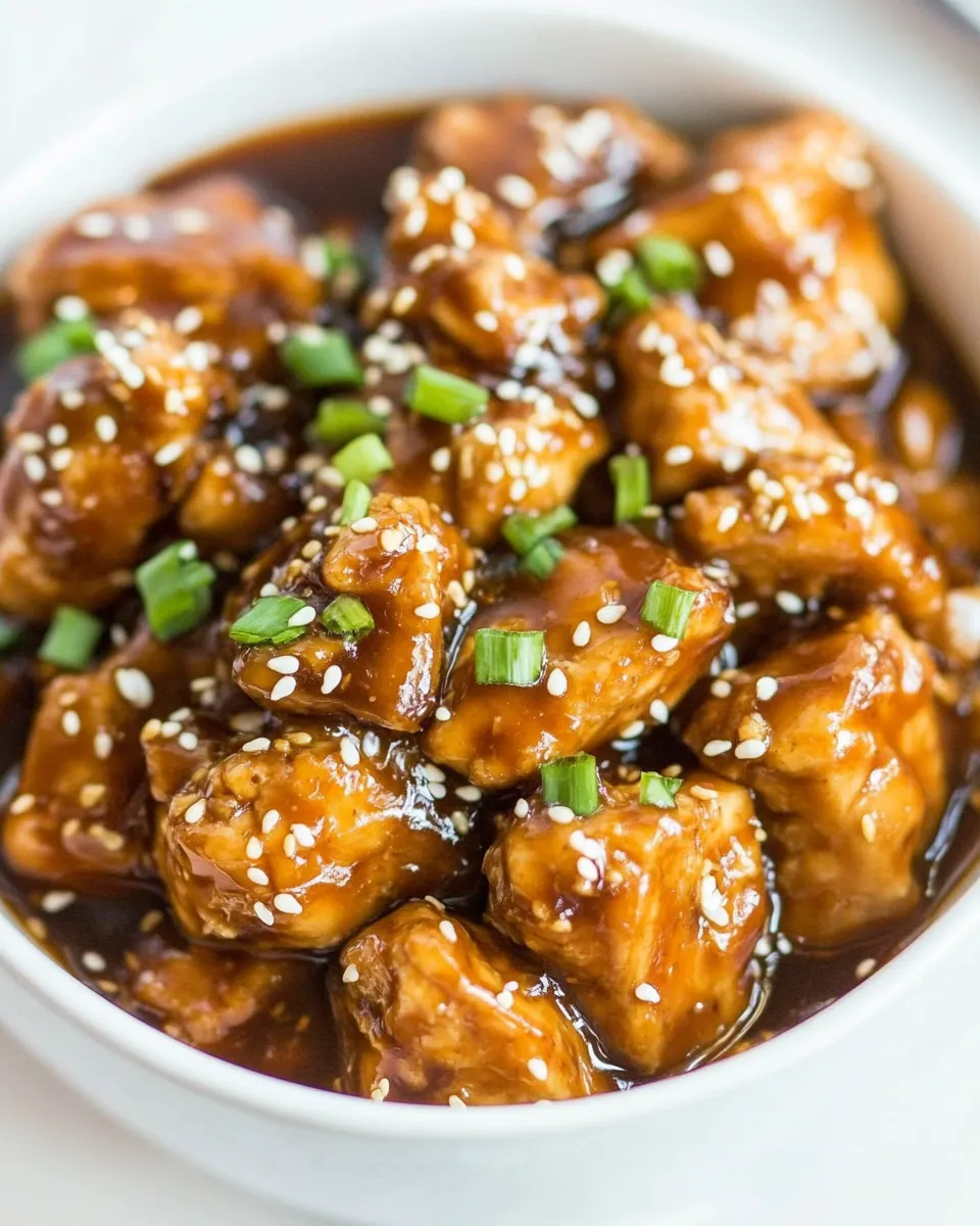 Tasty Instant Pot Garlic Sesame Chicken image