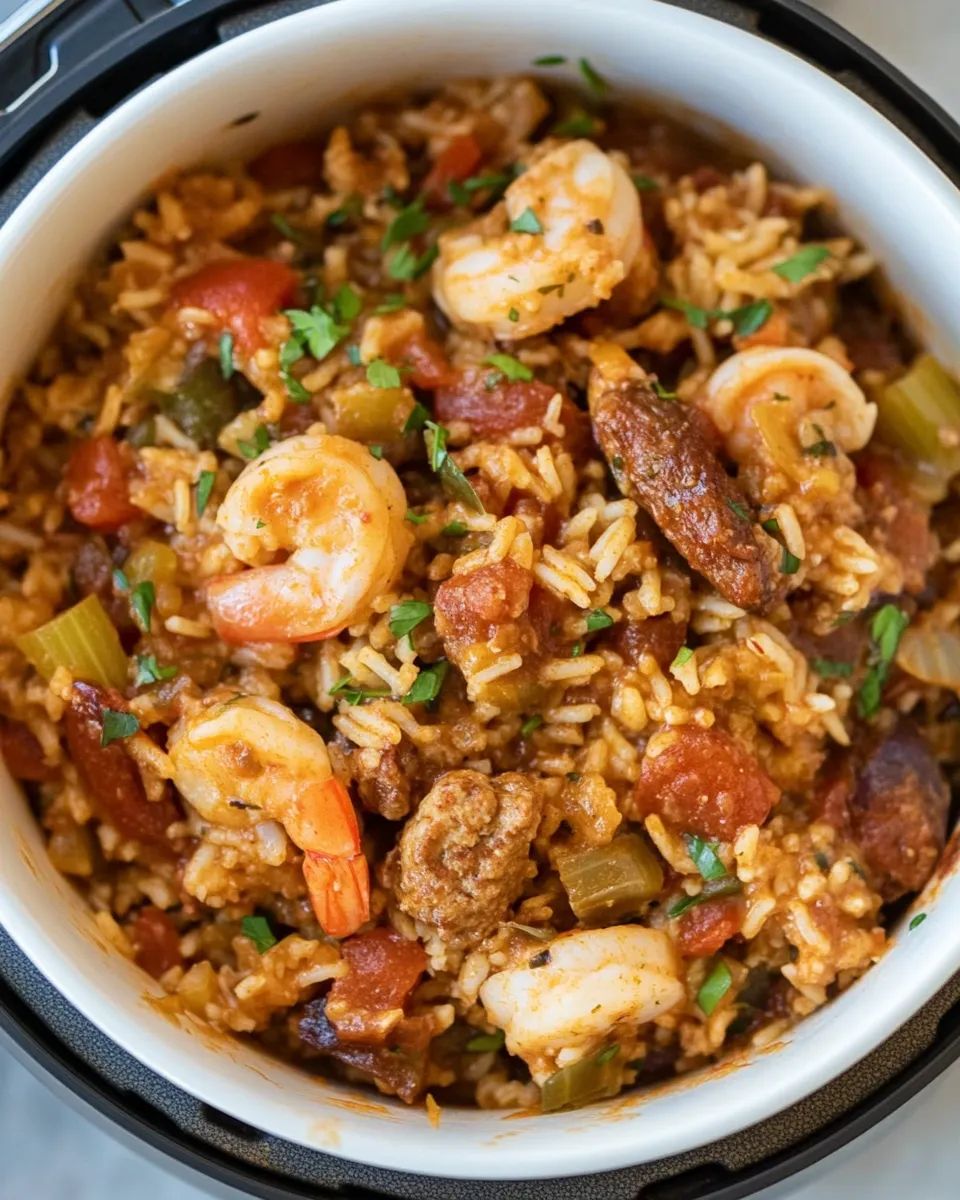 Delicious Instant Pot Jambalaya dish photo