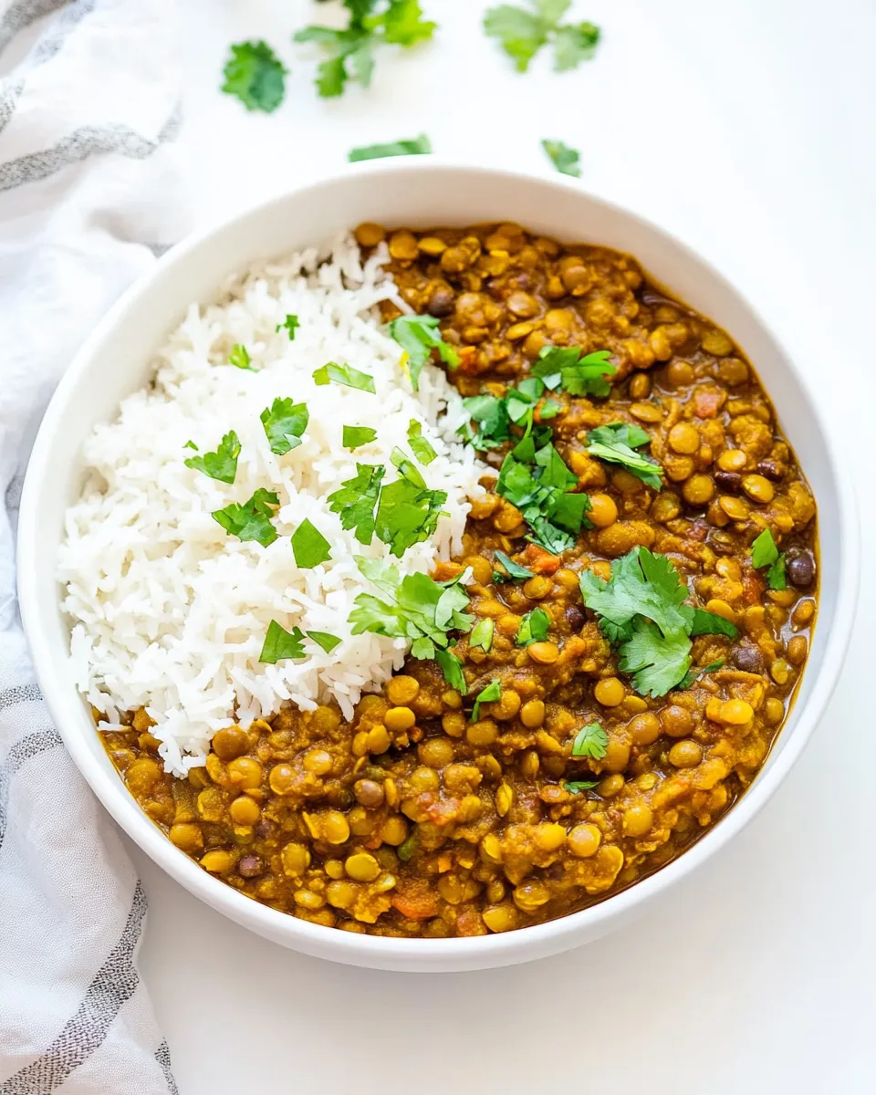 Best Instant Pot Lentil Curry recipe photo