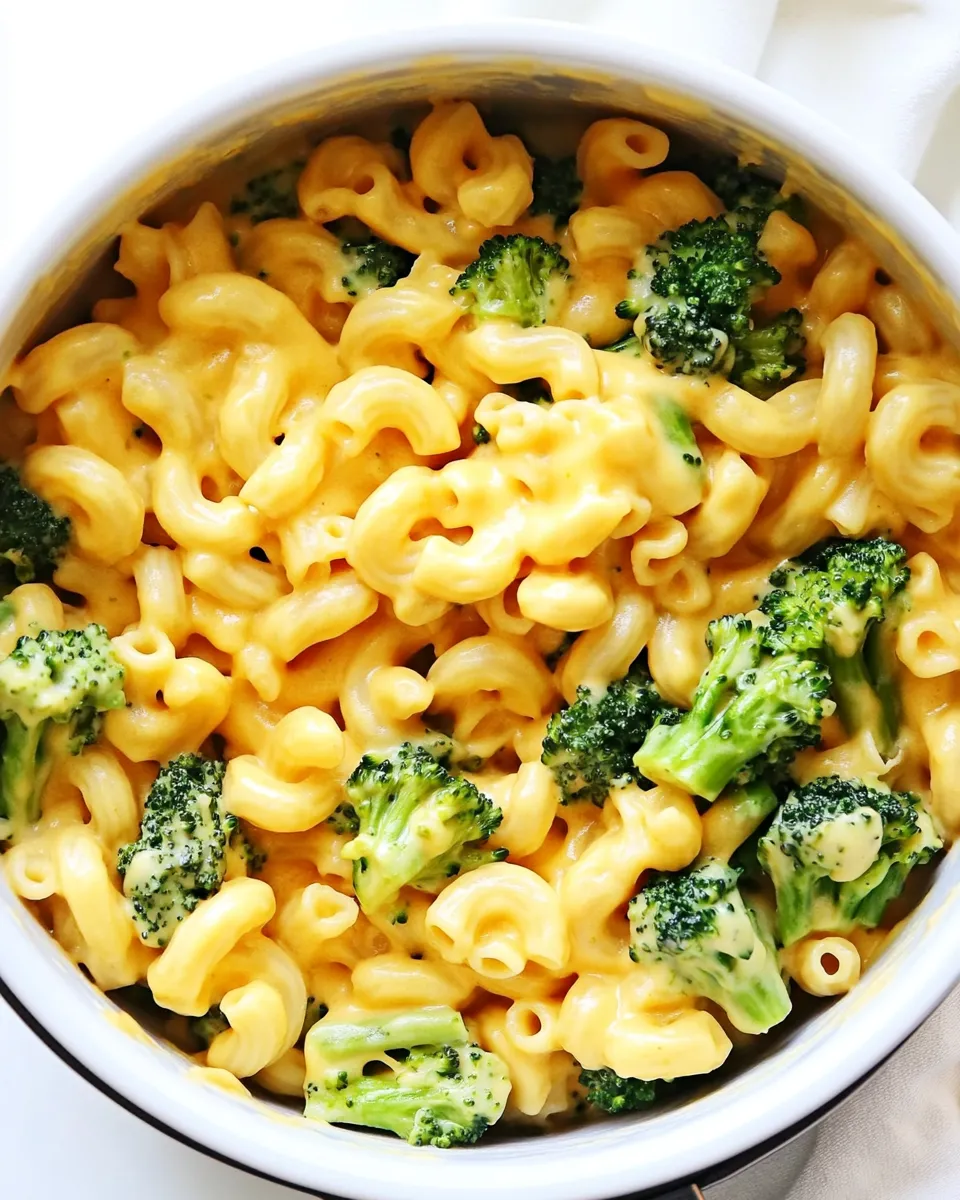 Homemade Instant Pot Mac and Cheese with Broccoli photo