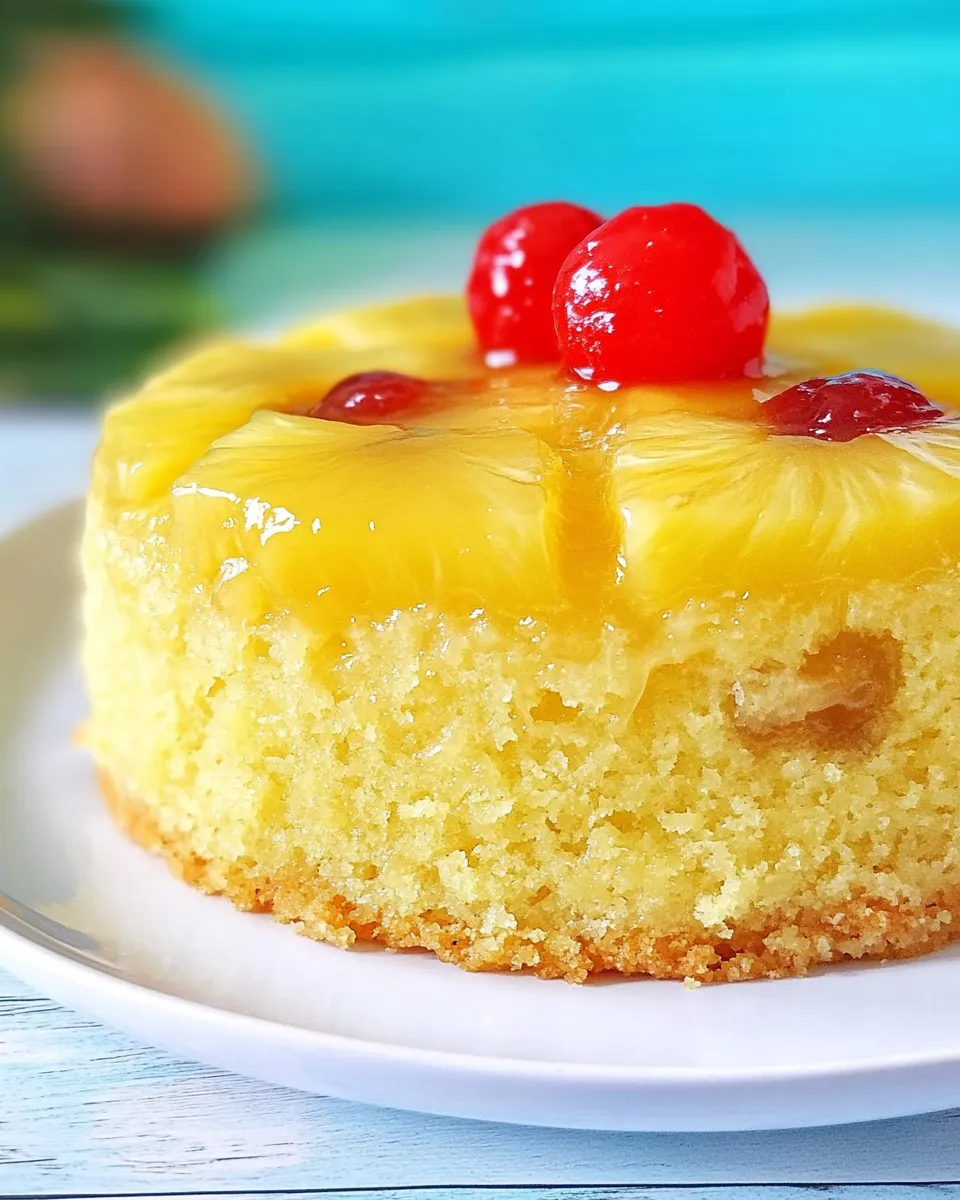 Homemade Instant Pot Pineapple Upside Down Cake photo