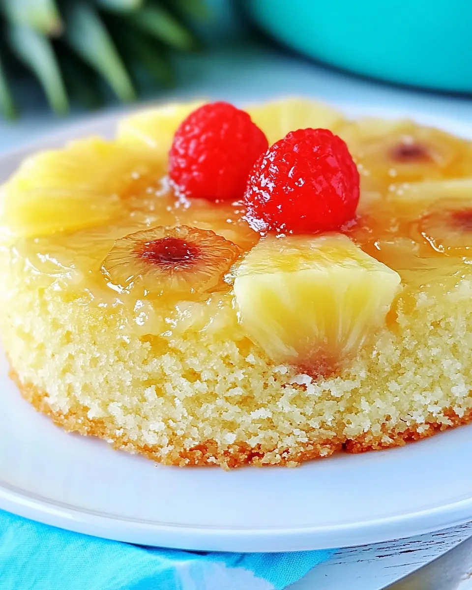 Delicious Instant Pot Pineapple Upside Down Cake shot