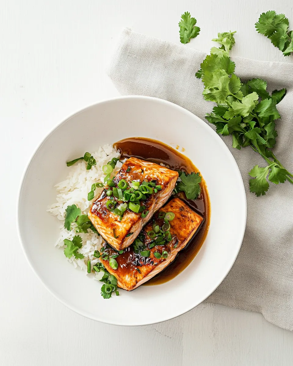 Delicious Instant Pot caramel salmon recipe photo