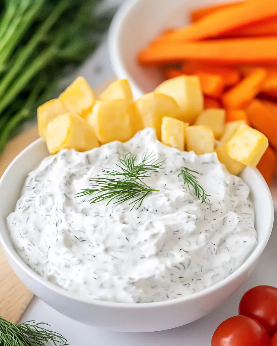 Homemade Irresistible Dill Dip photo