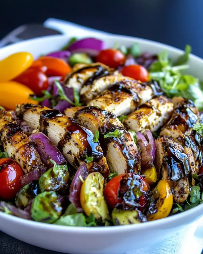 Easy Italian Balsamic Chicken Salad Recipe photo