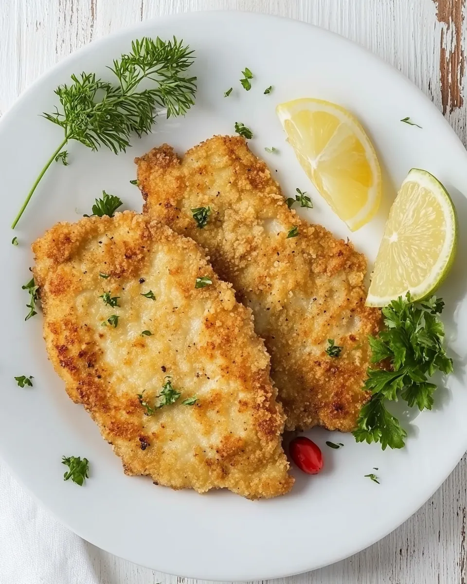 Classic Italian Chicken Cutlets - Cotoletta di Pollo image