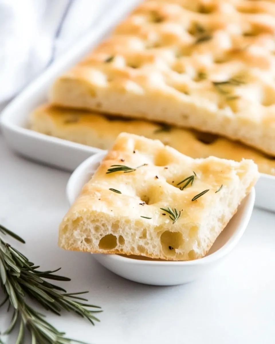 Classic Italian Focaccia Bread Recipe image