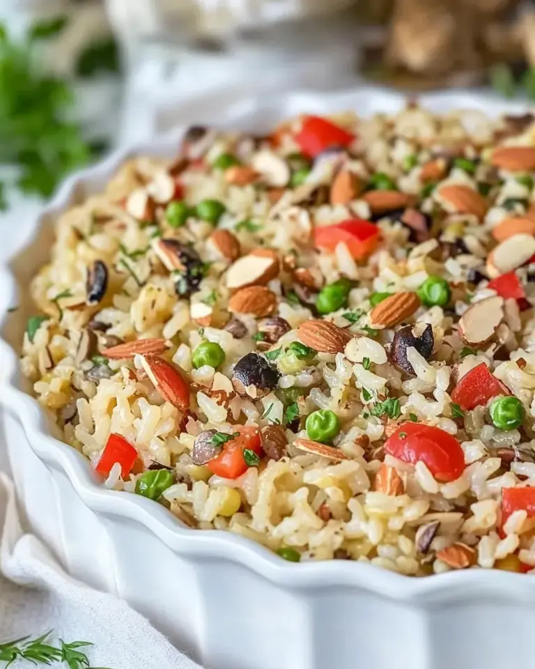 Homemade Italian Rice Pilaf with Toasted Almonds photo