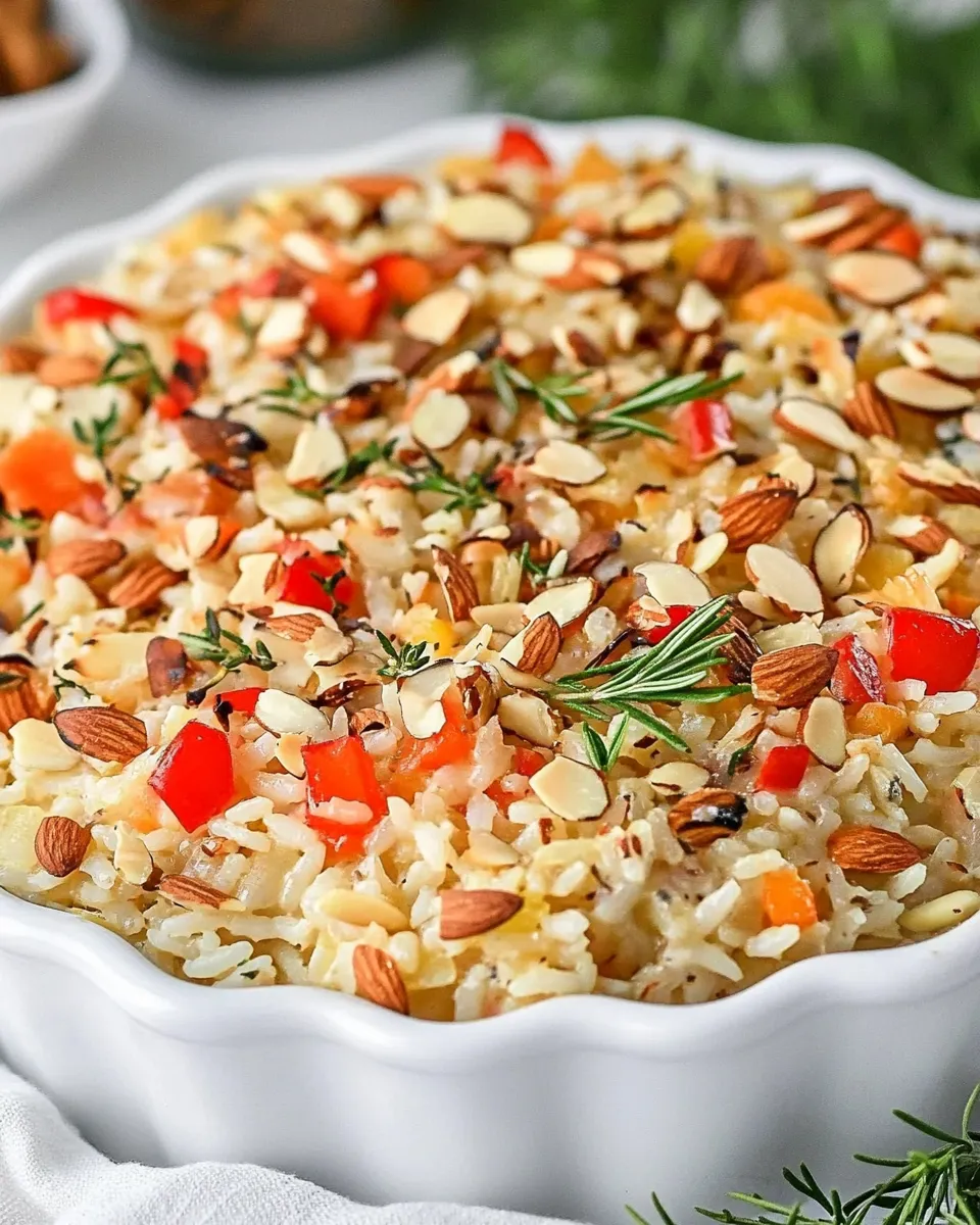 Easy Italian Rice Pilaf with Toasted Almonds recipe photo