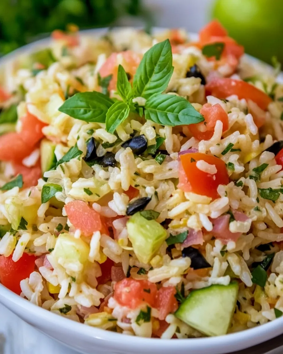 Homemade Italian Rice Salad photo