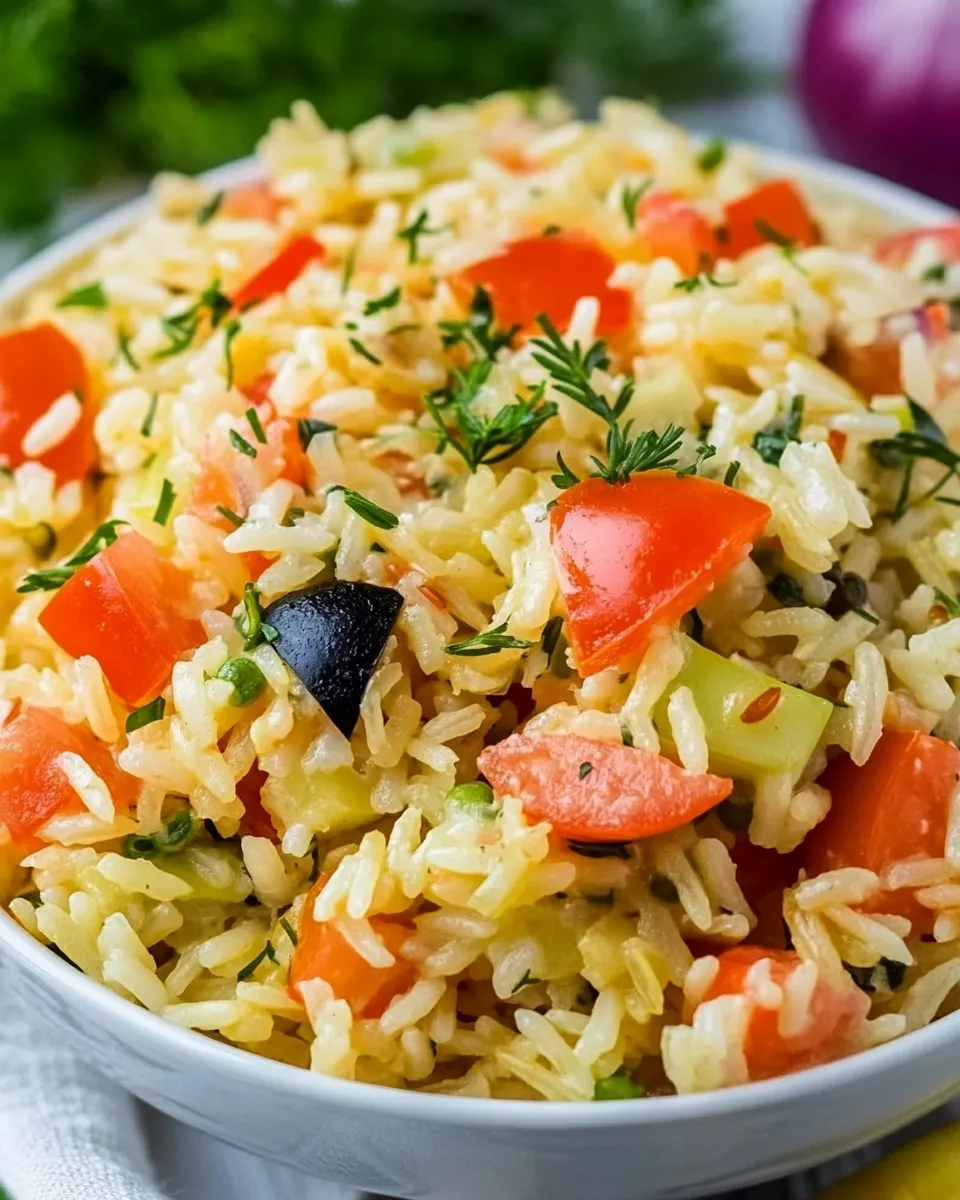 Classic Italian Rice Salad image