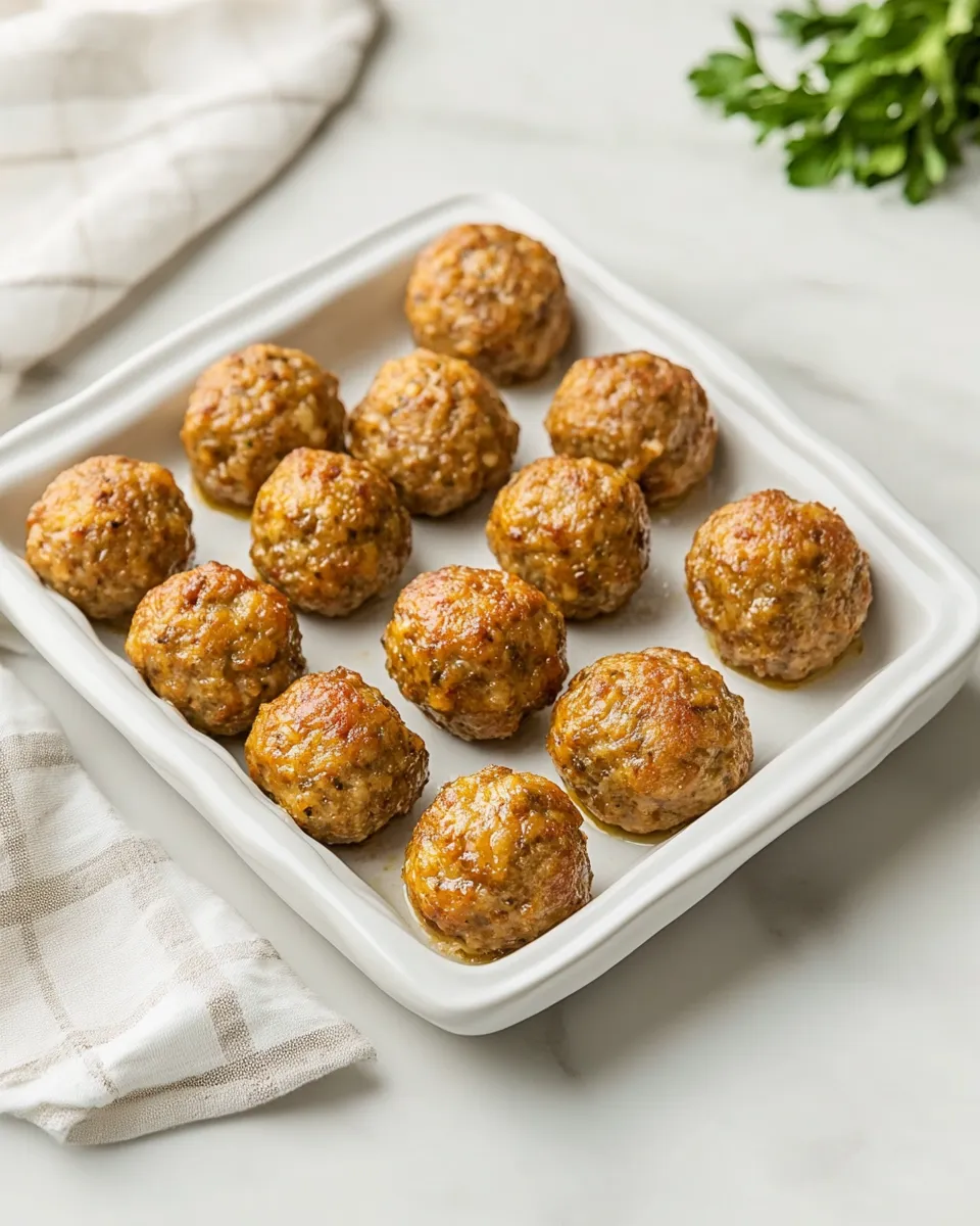 Easy Italian Sausage Meatballs recipe photo