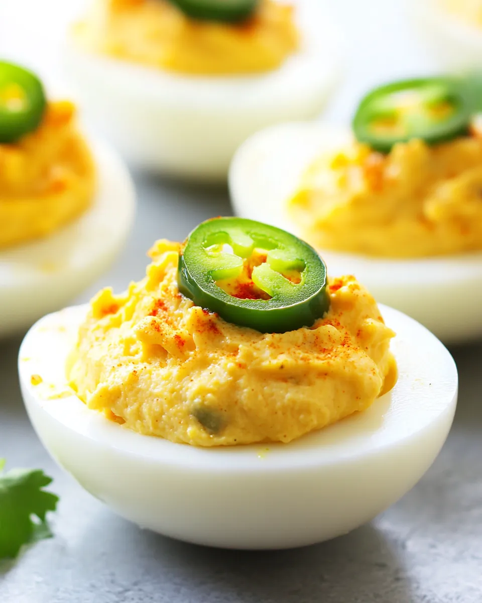 Easy Jalapeo Popper Deviled Eggs dish photo