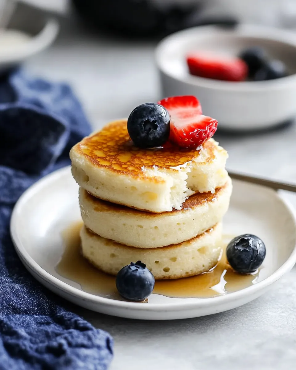 Easy Japanese Souffl Pancakes dish photo